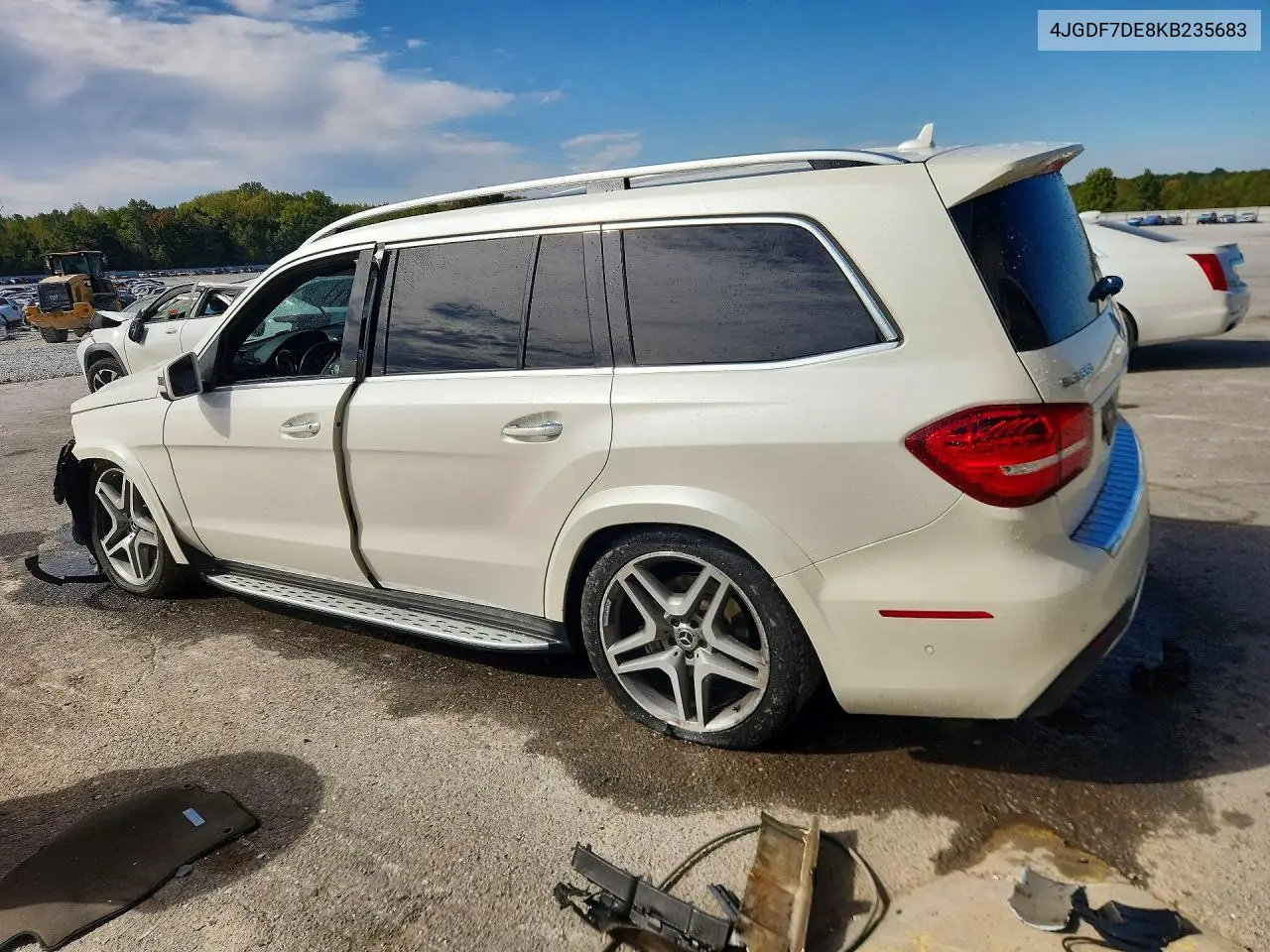 2019 MERCEDES GLS-KLASSE VIN 4JGDF7DE8KB235683 — фото 2