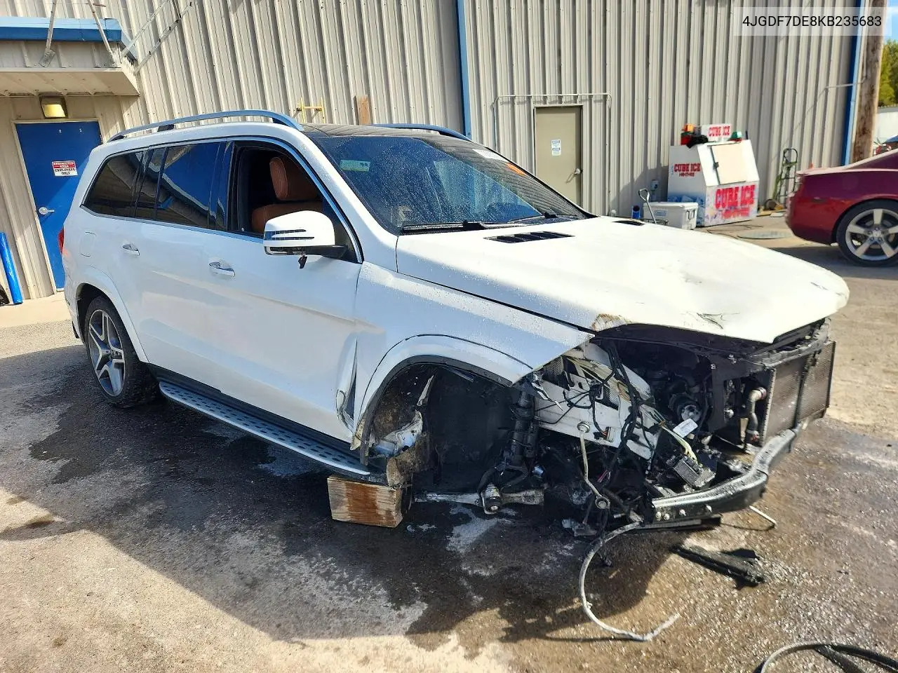 2019 MERCEDES GLS-KLASSE VIN 4JGDF7DE8KB235683 — фото 4