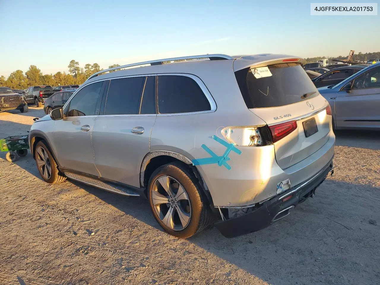 2020 MERCEDES GLS-KLASSE VIN 4JGFF5KEXLA201753 — фото 2