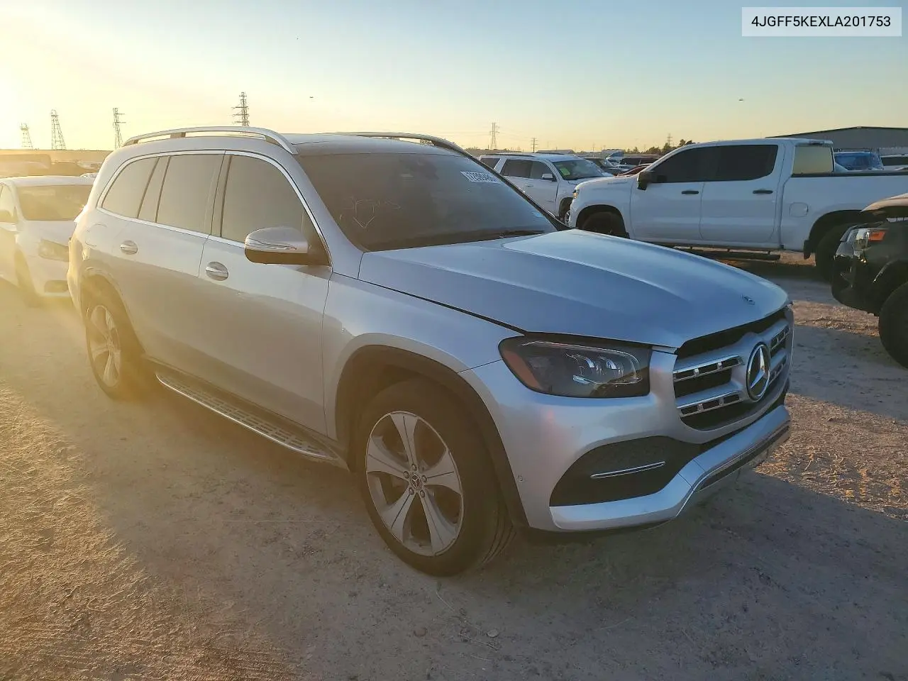 2020 MERCEDES GLS-KLASSE VIN 4JGFF5KEXLA201753 — фото 4