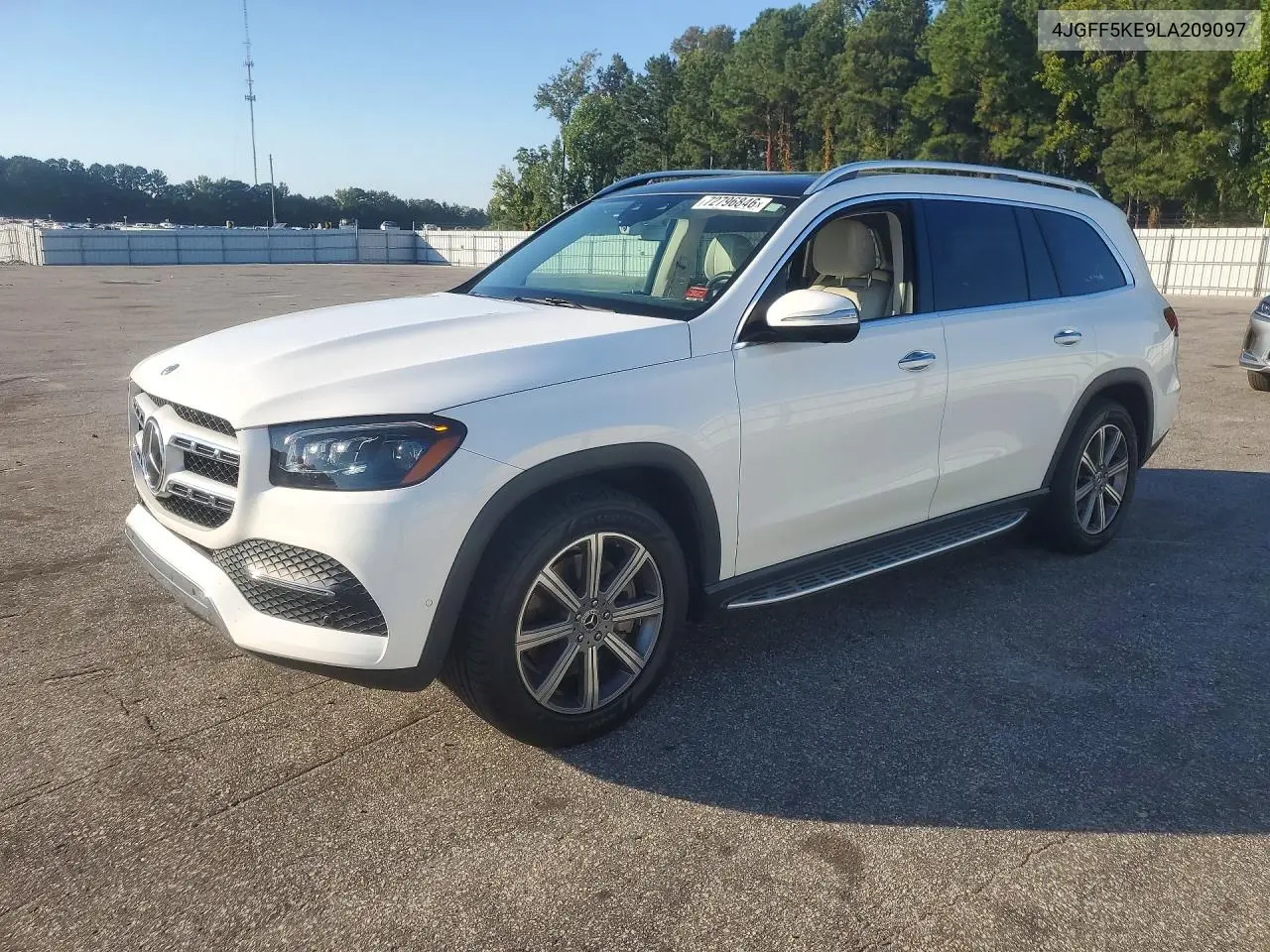 MERCEDES GLS-KLASSE 2020, VIN 4JGFF5KE9LA209097