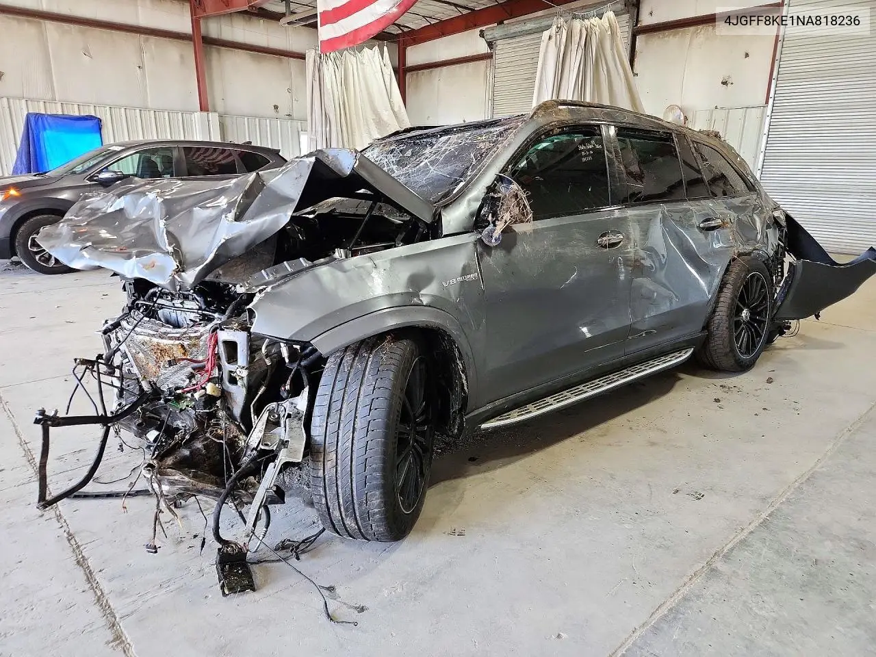 MERCEDES GLS-KLASSE 2022, VIN 4JGFF8KE1NA818236