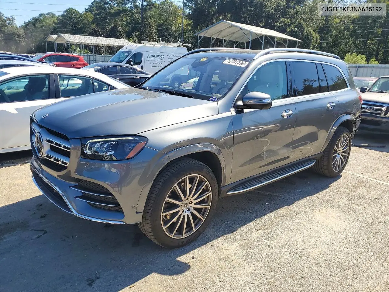 MERCEDES GLS-KLASSE 2022, VIN 4JGFF5KE3NA635192