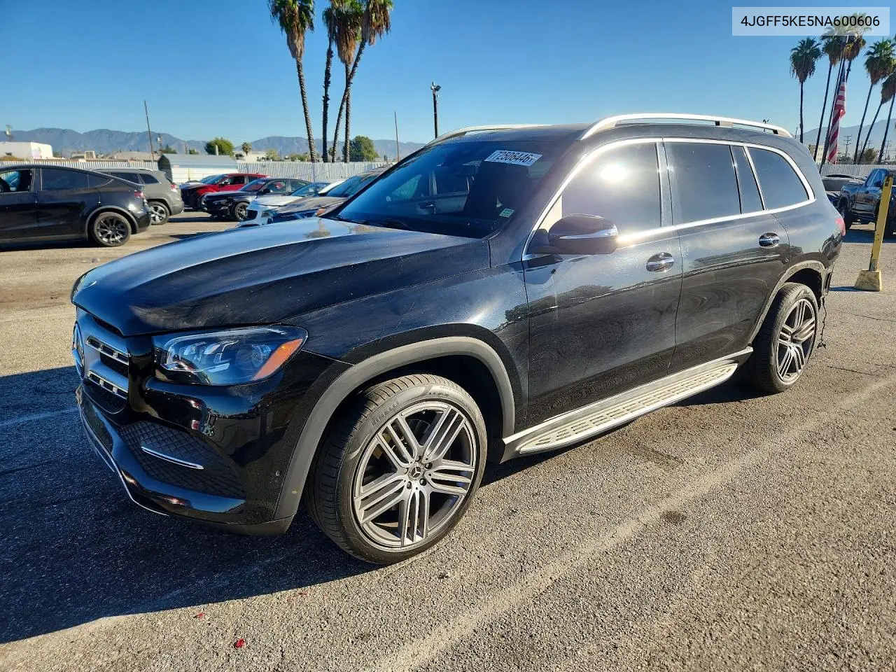 MERCEDES GLS-KLASSE 2022, VIN 4JGFF5KE5NA600606