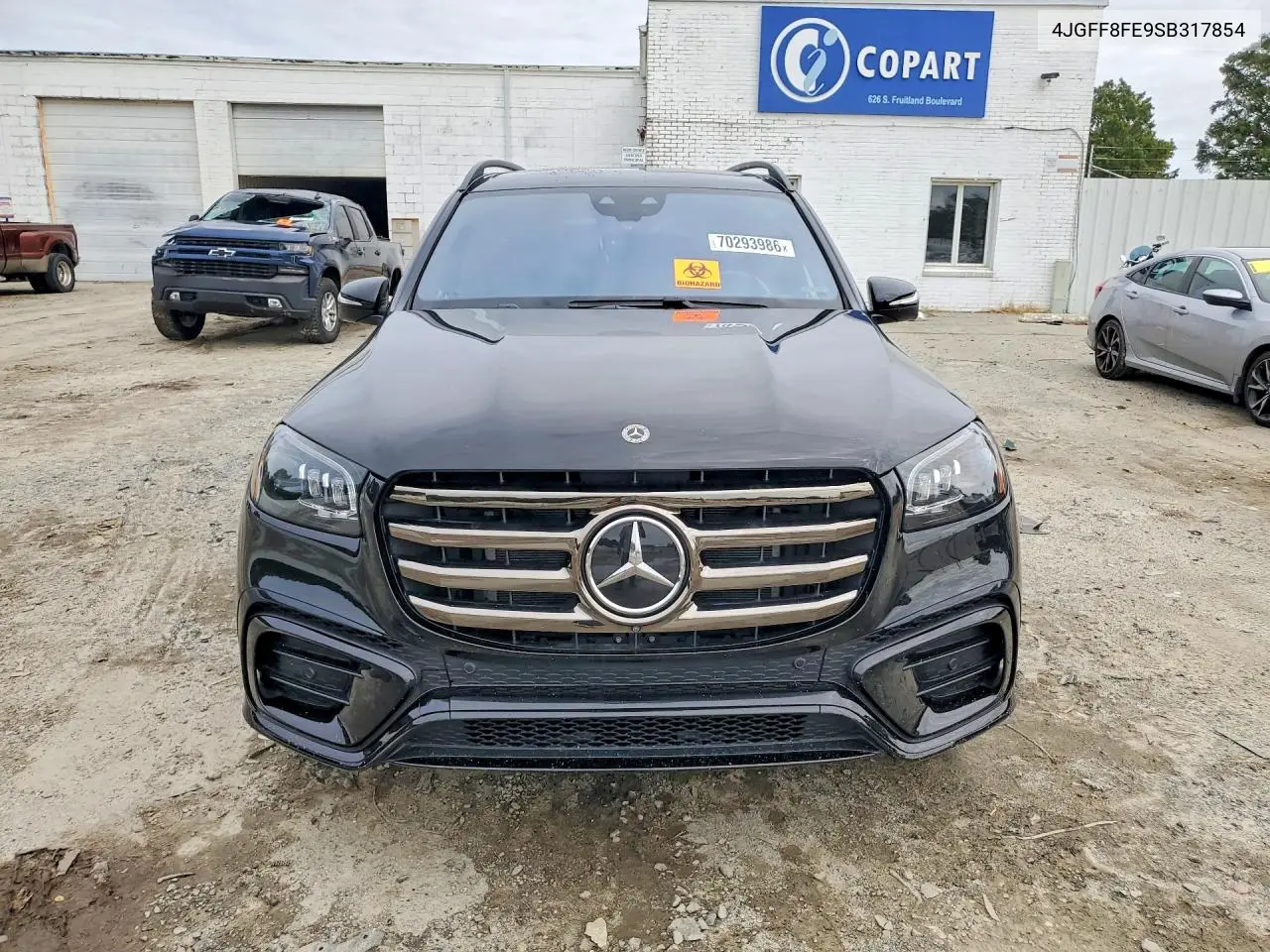 2025 MERCEDES GLS-KLASSE VIN 4JGFF8FE9SB317854 — фото 5