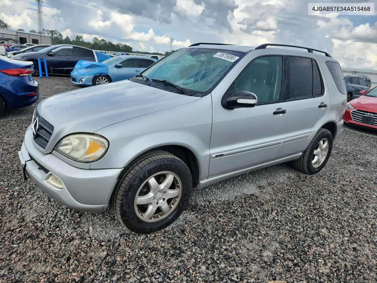 MERCEDES M-KLASSE 2004, VIN 4JGAB57E34A515468