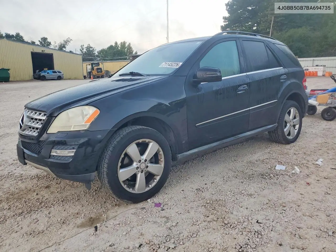MERCEDES M-KLASSE 2011, VIN 4JGBB5GB7BA694735