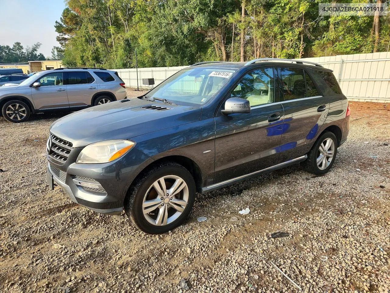 MERCEDES M-KLASSE 2012, VIN 4JGDA2EB6CA021918