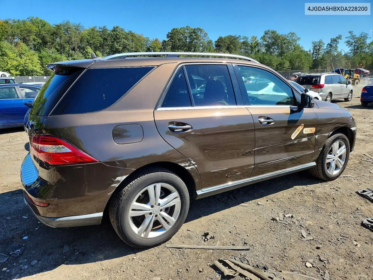 2013 MERCEDES M-KLASSE VIN 4JGDA5HBXDA228200 — фото 3