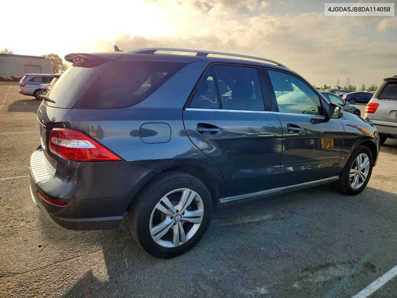 2013 MERCEDES M-KLASSE VIN 4JGDA5JB8DA114058 — фото 3
