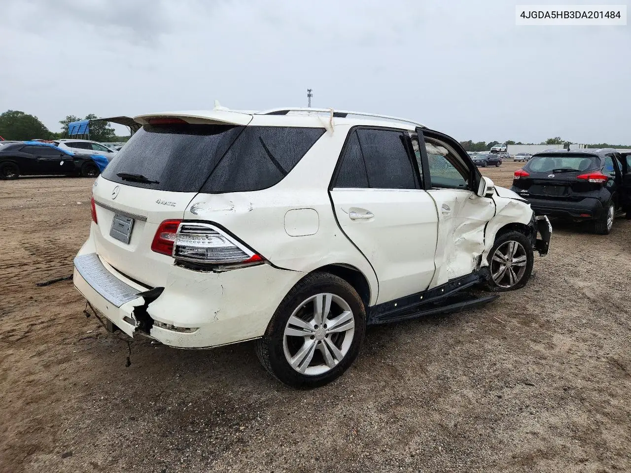 2013 MERCEDES M-KLASSE VIN 4JGDA5HB3DA201484 — фото 3