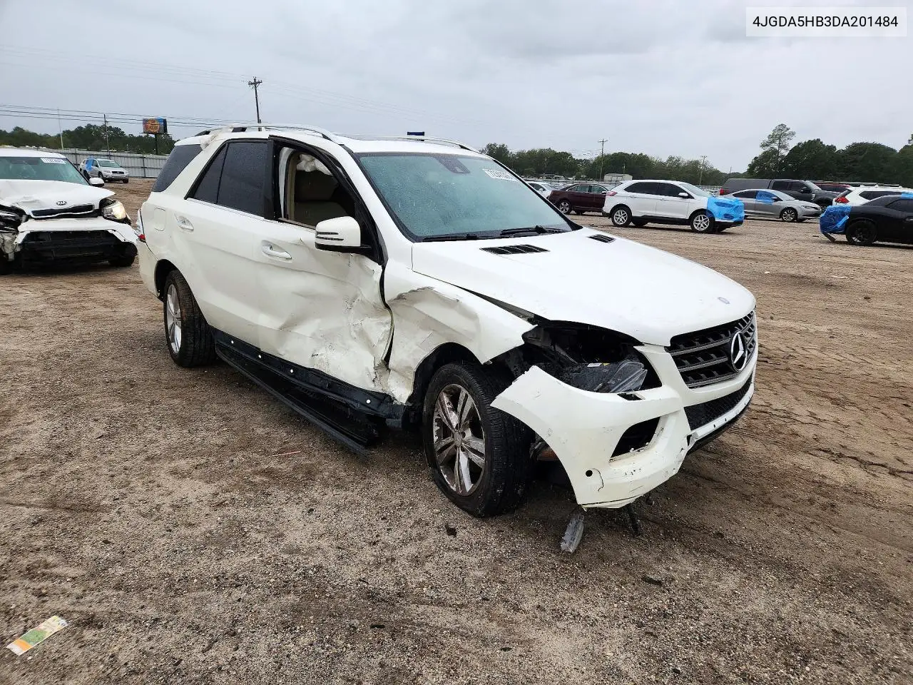 2013 MERCEDES M-KLASSE VIN 4JGDA5HB3DA201484 — фото 4