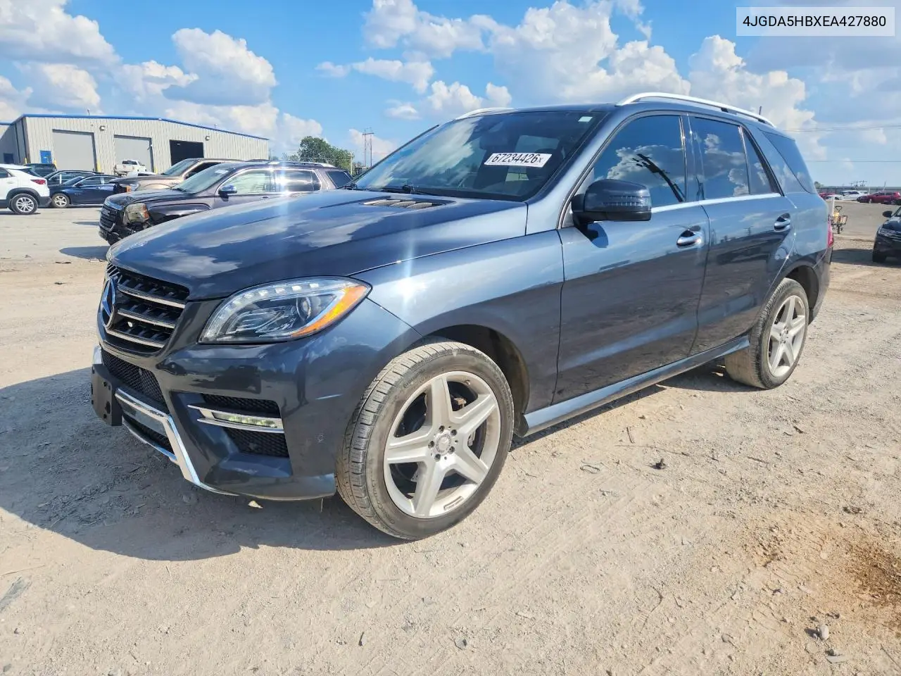 MERCEDES M-KLASSE 2014, VIN 4JGDA5HBXEA427880