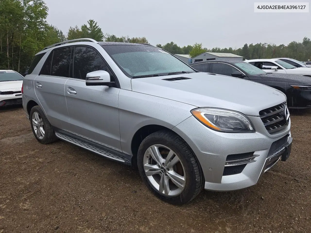 2014 MERCEDES M-KLASSE VIN 4JGDA2EB4EA396127 — фото 4