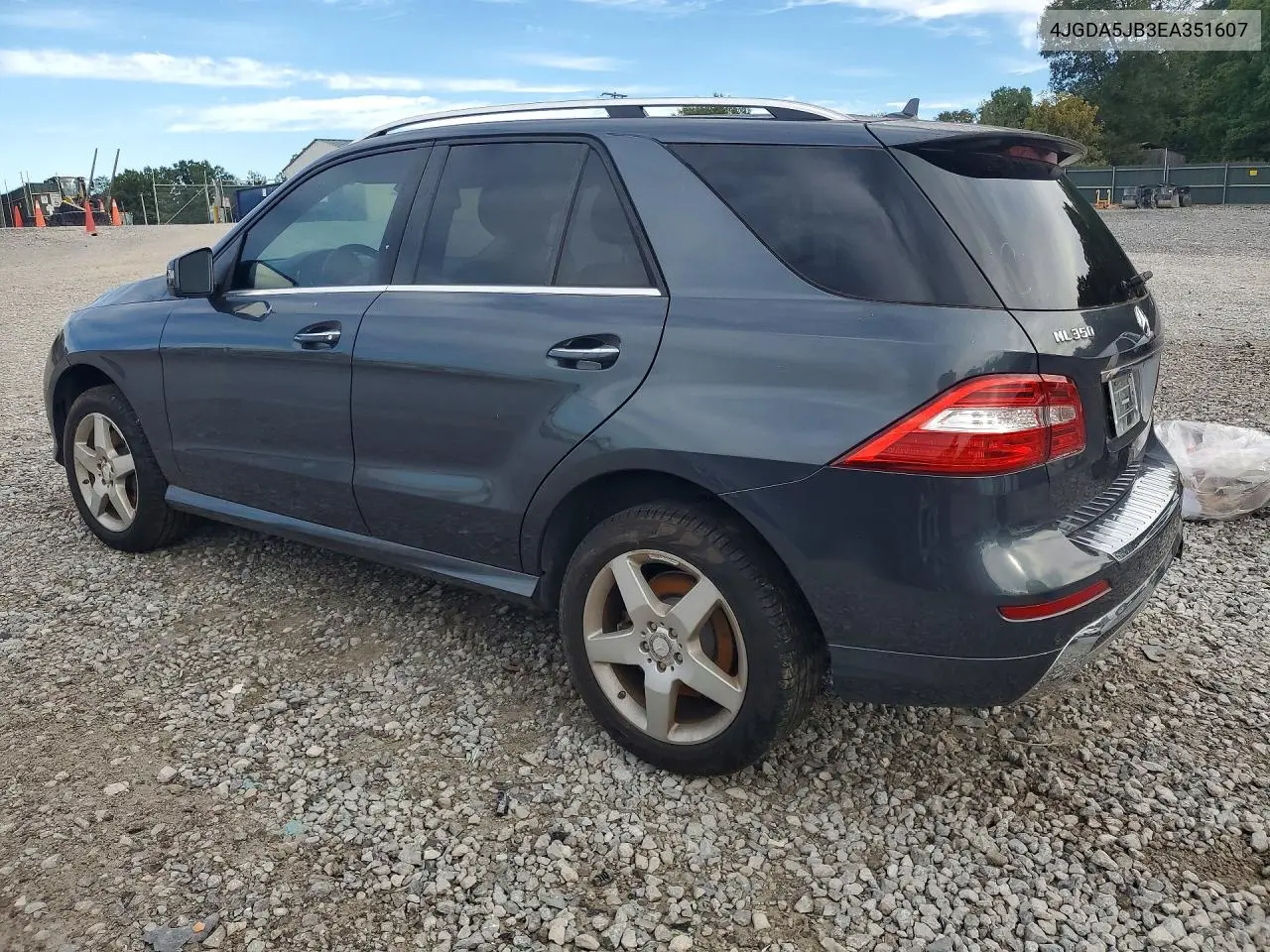 2014 MERCEDES M-KLASSE VIN 4JGDA5JB3EA351607 — фото 2