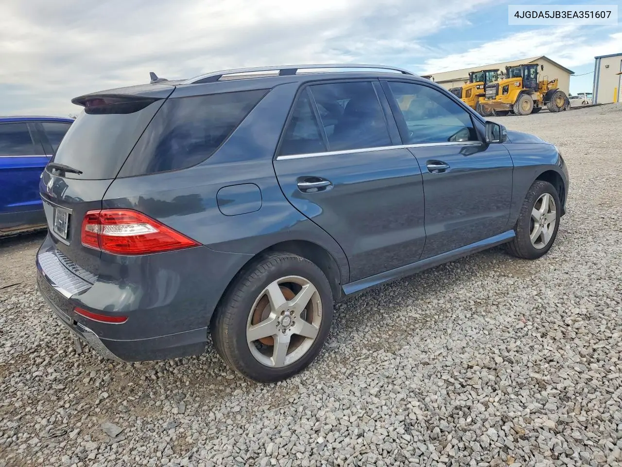 2014 MERCEDES M-KLASSE VIN 4JGDA5JB3EA351607 — фото 3