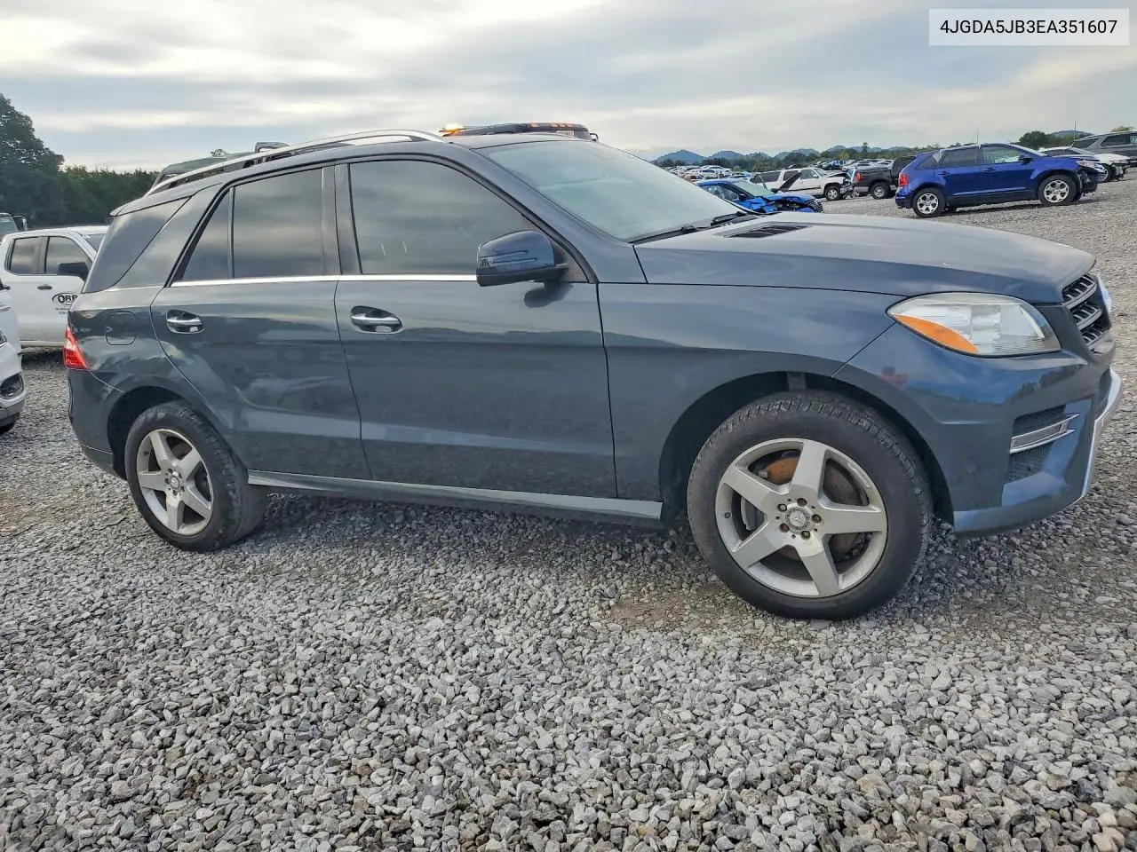 2014 MERCEDES M-KLASSE VIN 4JGDA5JB3EA351607 — фото 4