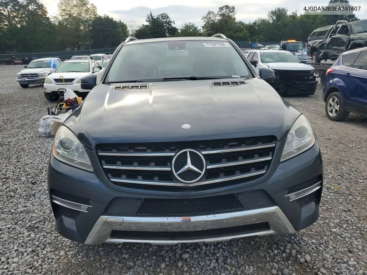 2014 MERCEDES M-KLASSE VIN 4JGDA5JB3EA351607 — фото 5