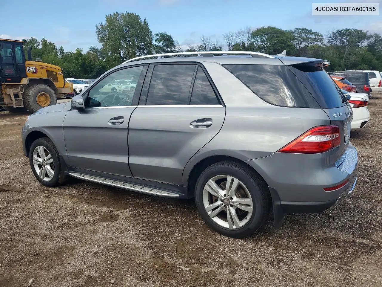 2015 MERCEDES M-KLASSE VIN 4JGDA5HB3FA600155 — фото 2