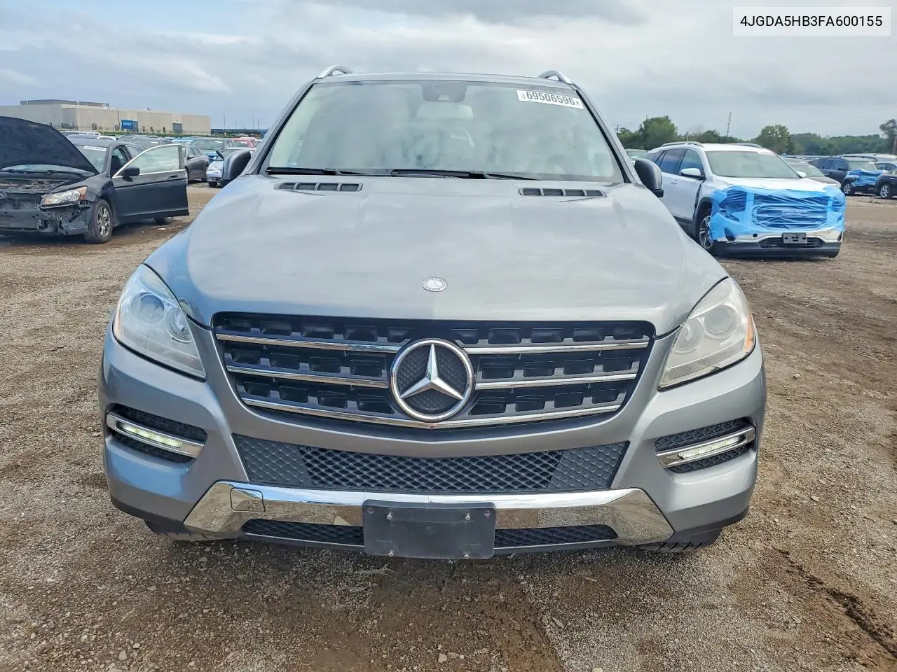 2015 MERCEDES M-KLASSE VIN 4JGDA5HB3FA600155 — фото 5