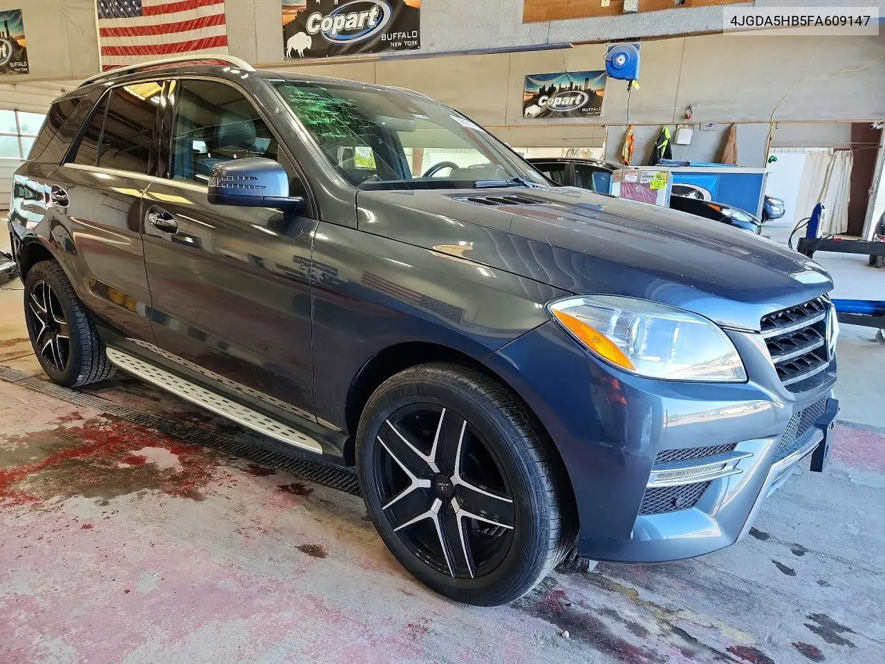 2015 MERCEDES M-KLASSE VIN 4JGDA5HB5FA609147 — фото 4