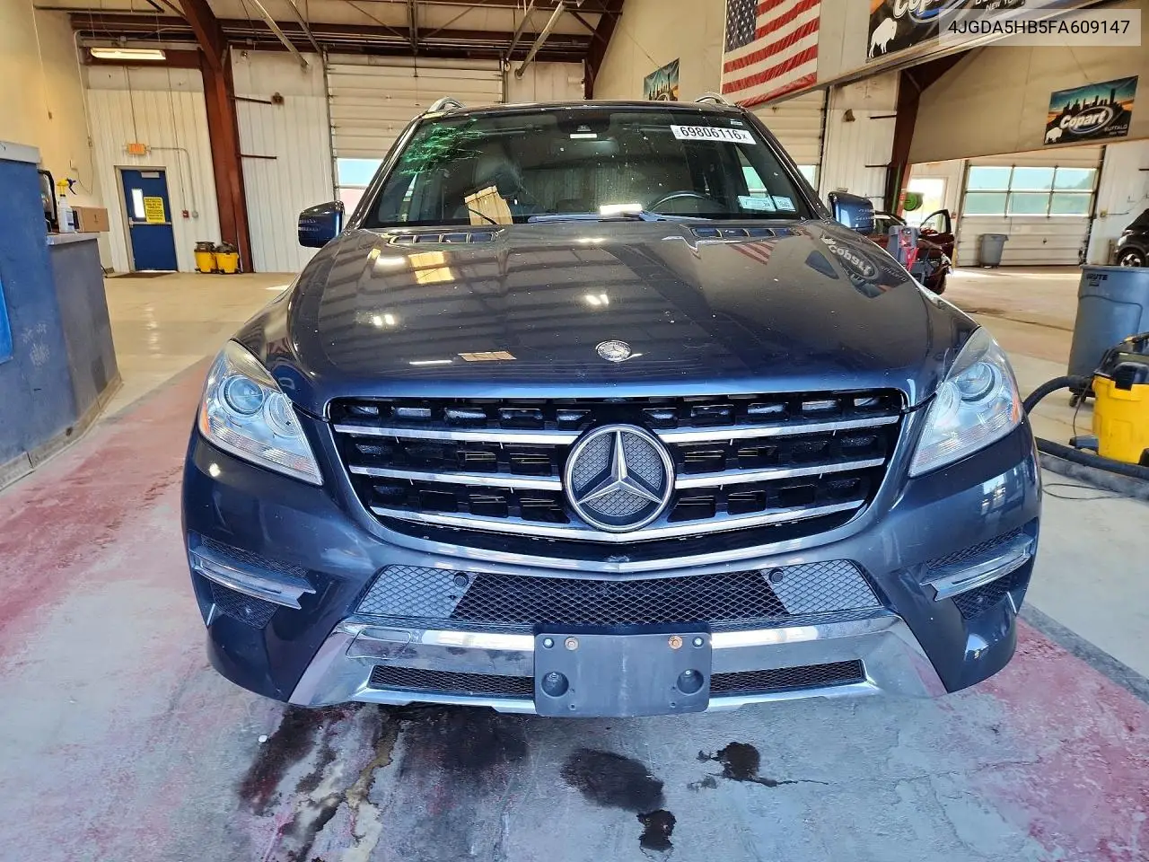 2015 MERCEDES M-KLASSE VIN 4JGDA5HB5FA609147 — фото 5