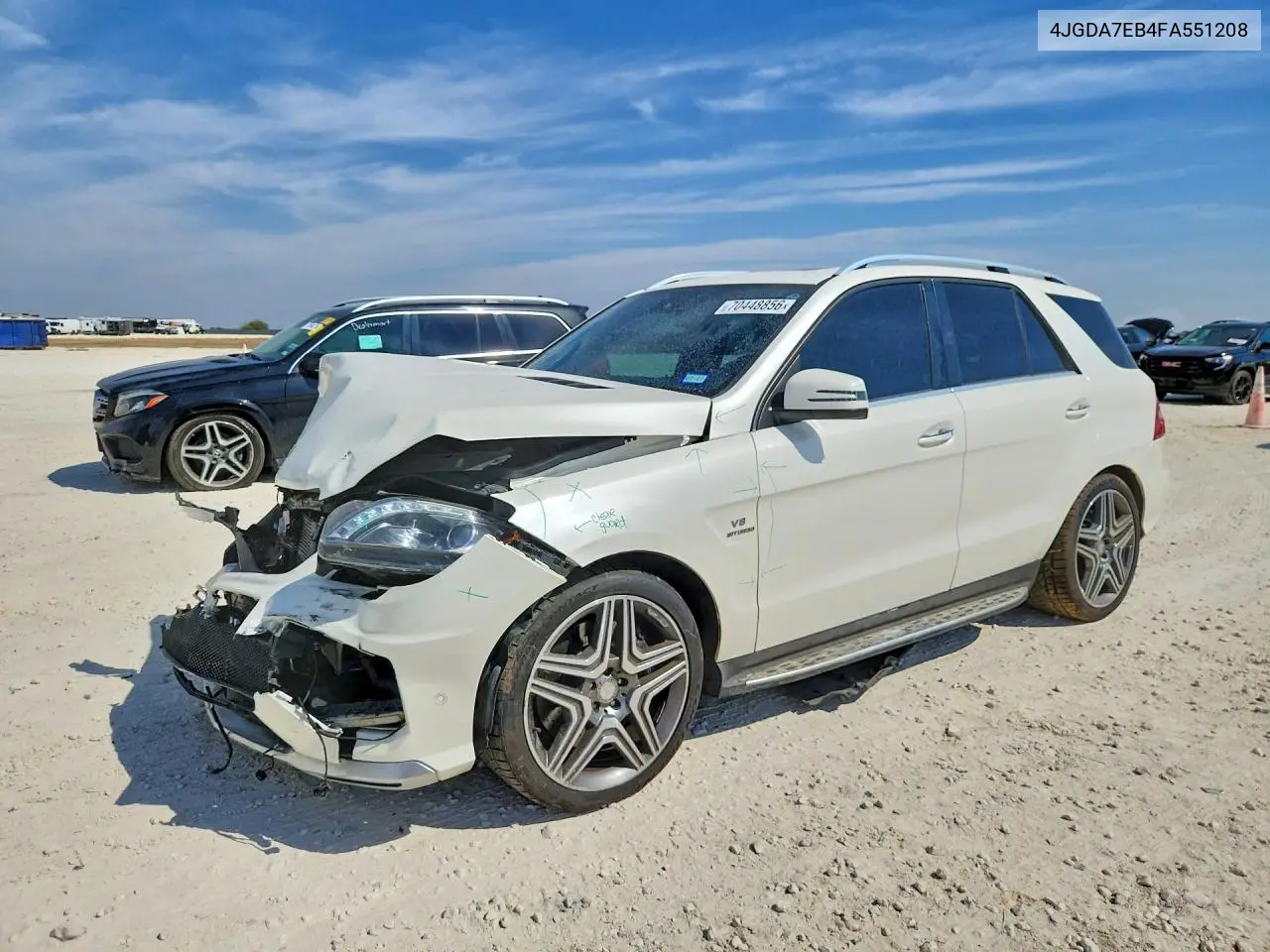 MERCEDES M-KLASSE 2015, VIN 4JGDA7EB4FA551208