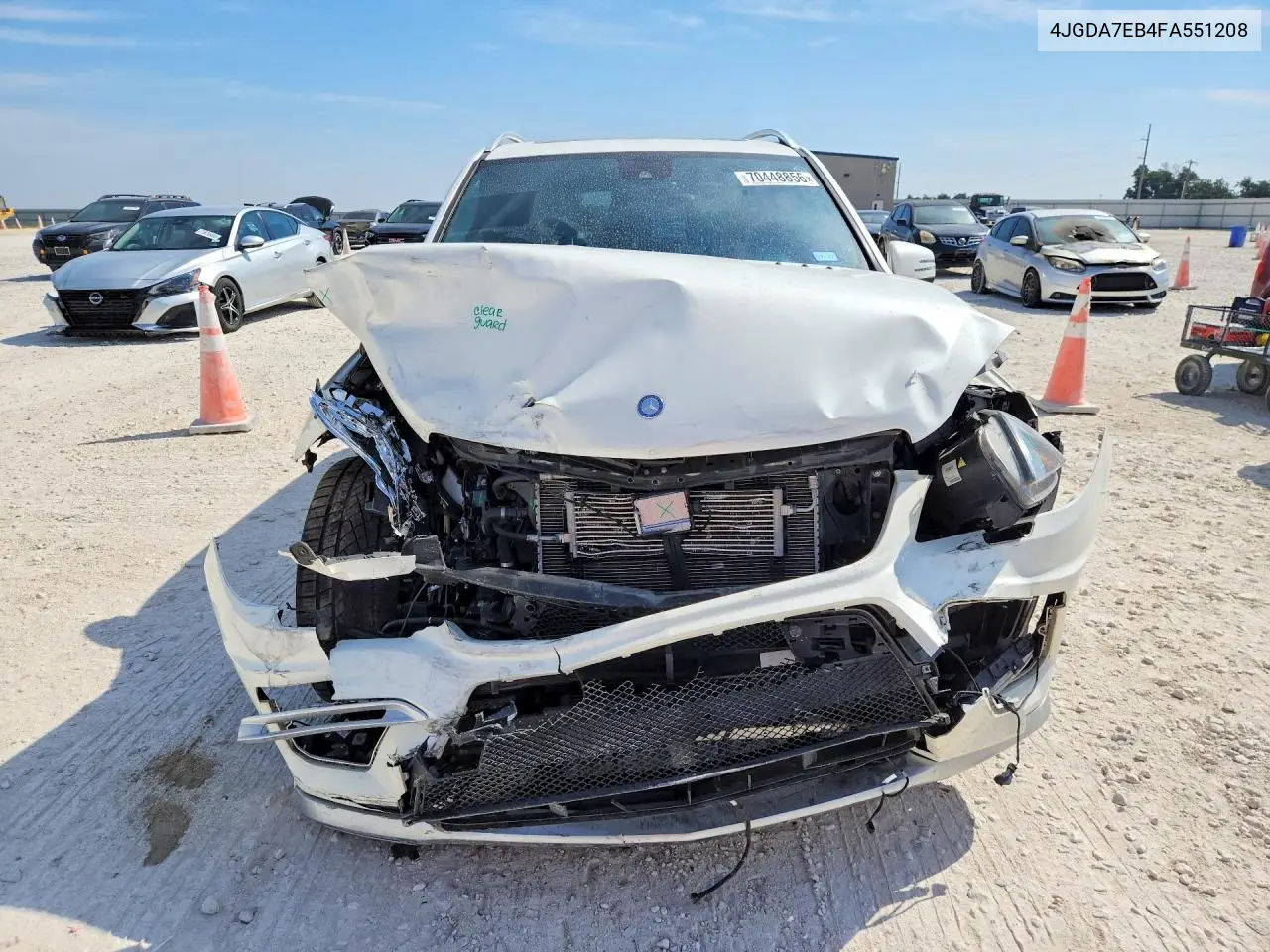 2015 MERCEDES M-KLASSE VIN 4JGDA7EB4FA551208 — фото 5