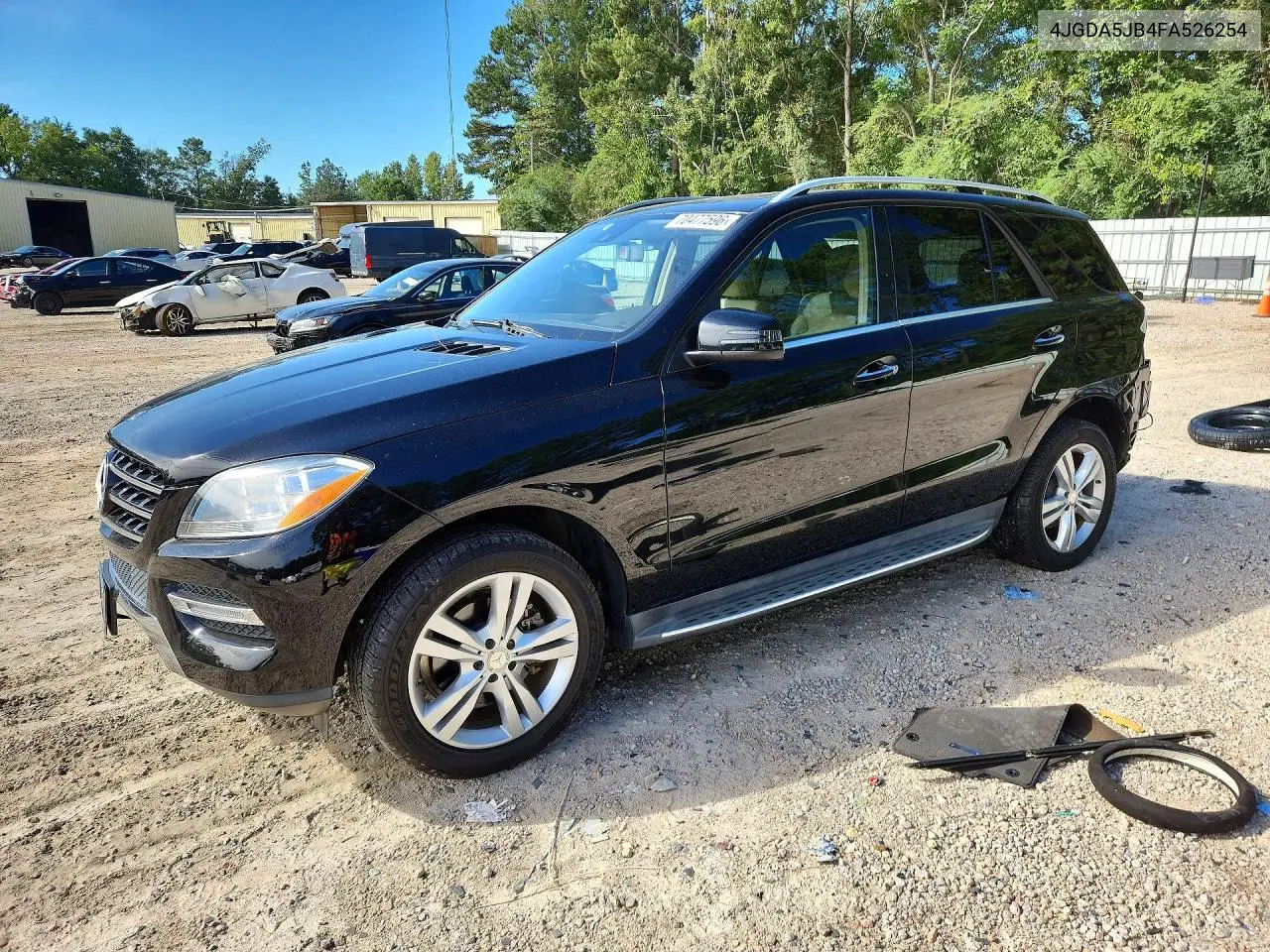 MERCEDES M-KLASSE 2015, VIN 4JGDA5JB4FA526254