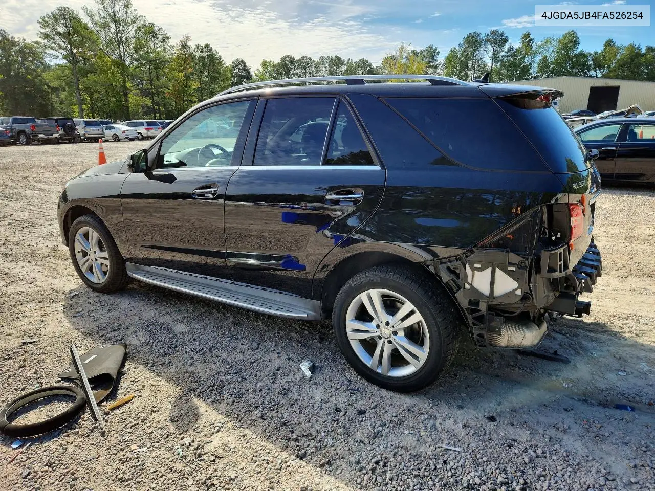 2015 MERCEDES M-KLASSE VIN 4JGDA5JB4FA526254 — фото 2