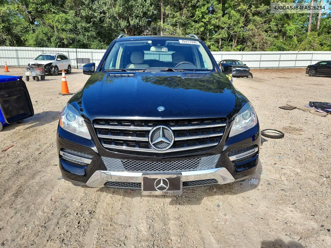 2015 MERCEDES M-KLASSE VIN 4JGDA5JB4FA526254 — фото 5