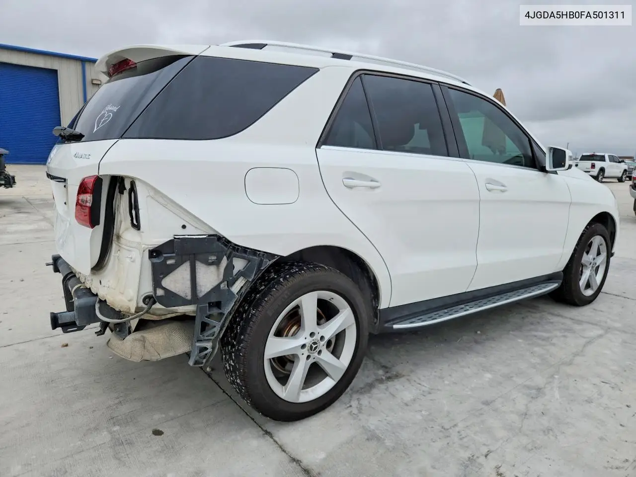 2015 MERCEDES M-KLASSE VIN 4JGDA5HB0FA501311 — фото 3