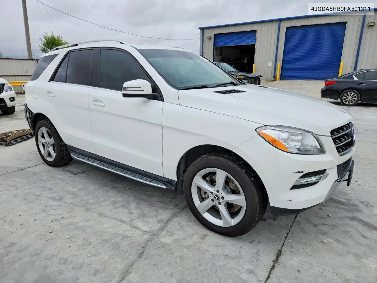 2015 MERCEDES M-KLASSE VIN 4JGDA5HB0FA501311 — фото 4