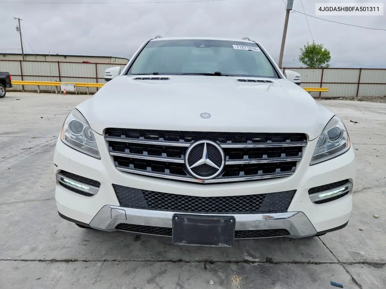 2015 MERCEDES M-KLASSE VIN 4JGDA5HB0FA501311 — фото 5