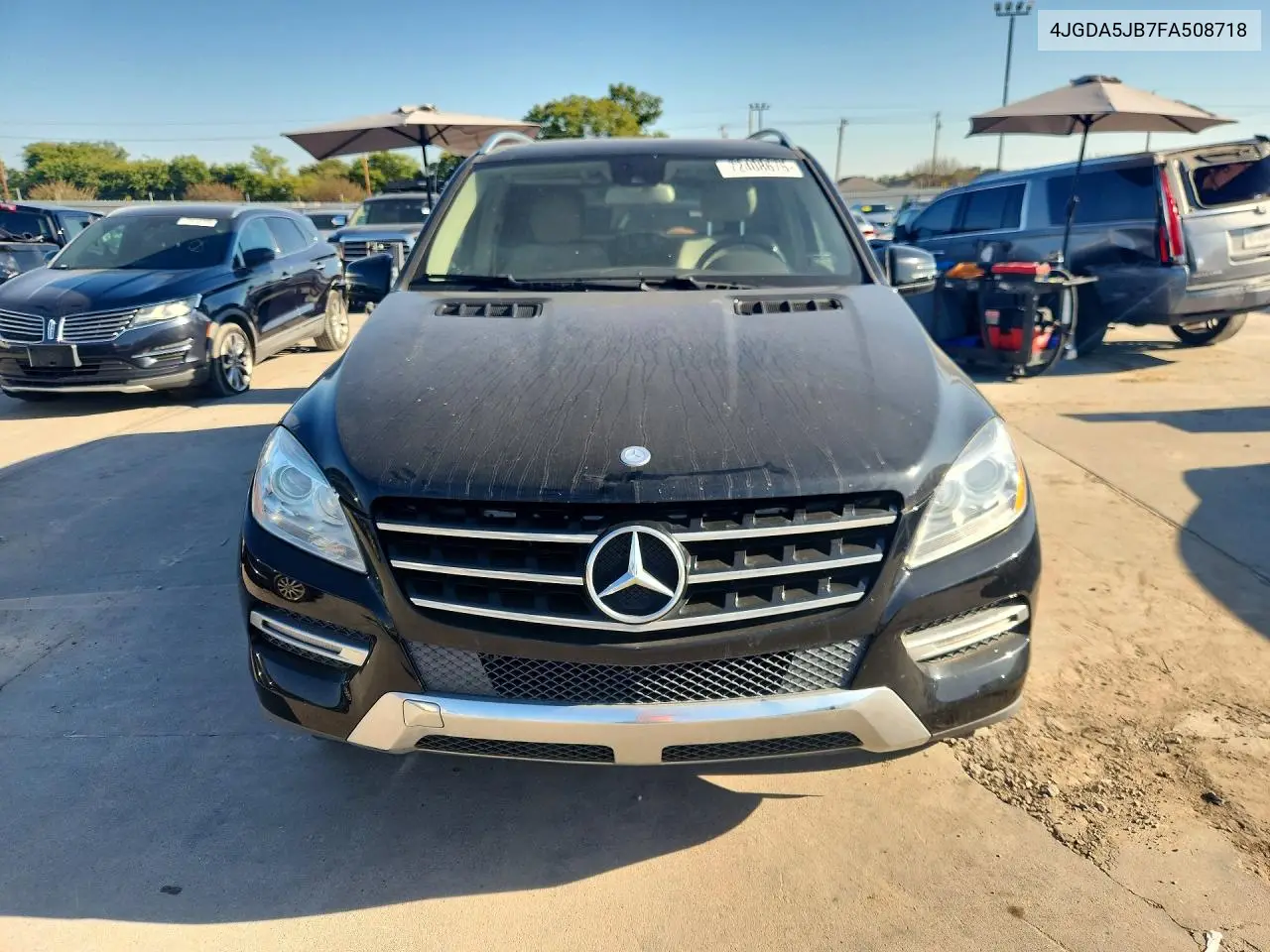 2015 MERCEDES M-KLASSE VIN 4JGDA5JB7FA508718 — фото 5
