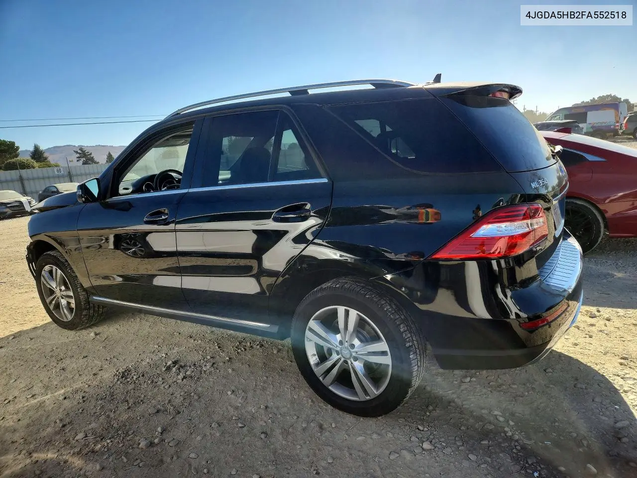 2015 MERCEDES M-KLASSE VIN 4JGDA5HB2FA552518 — фото 2