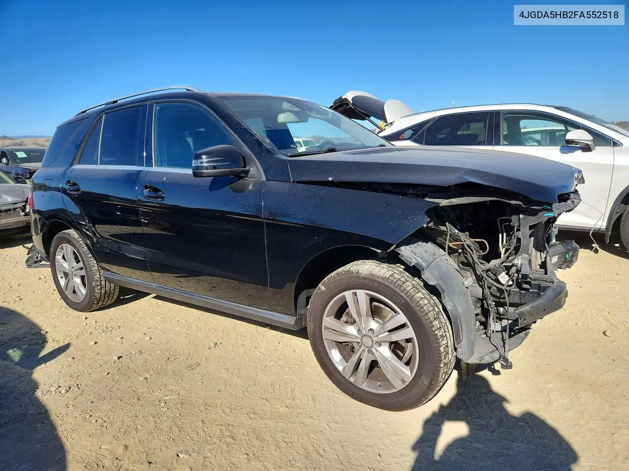 2015 MERCEDES M-KLASSE VIN 4JGDA5HB2FA552518 — фото 4