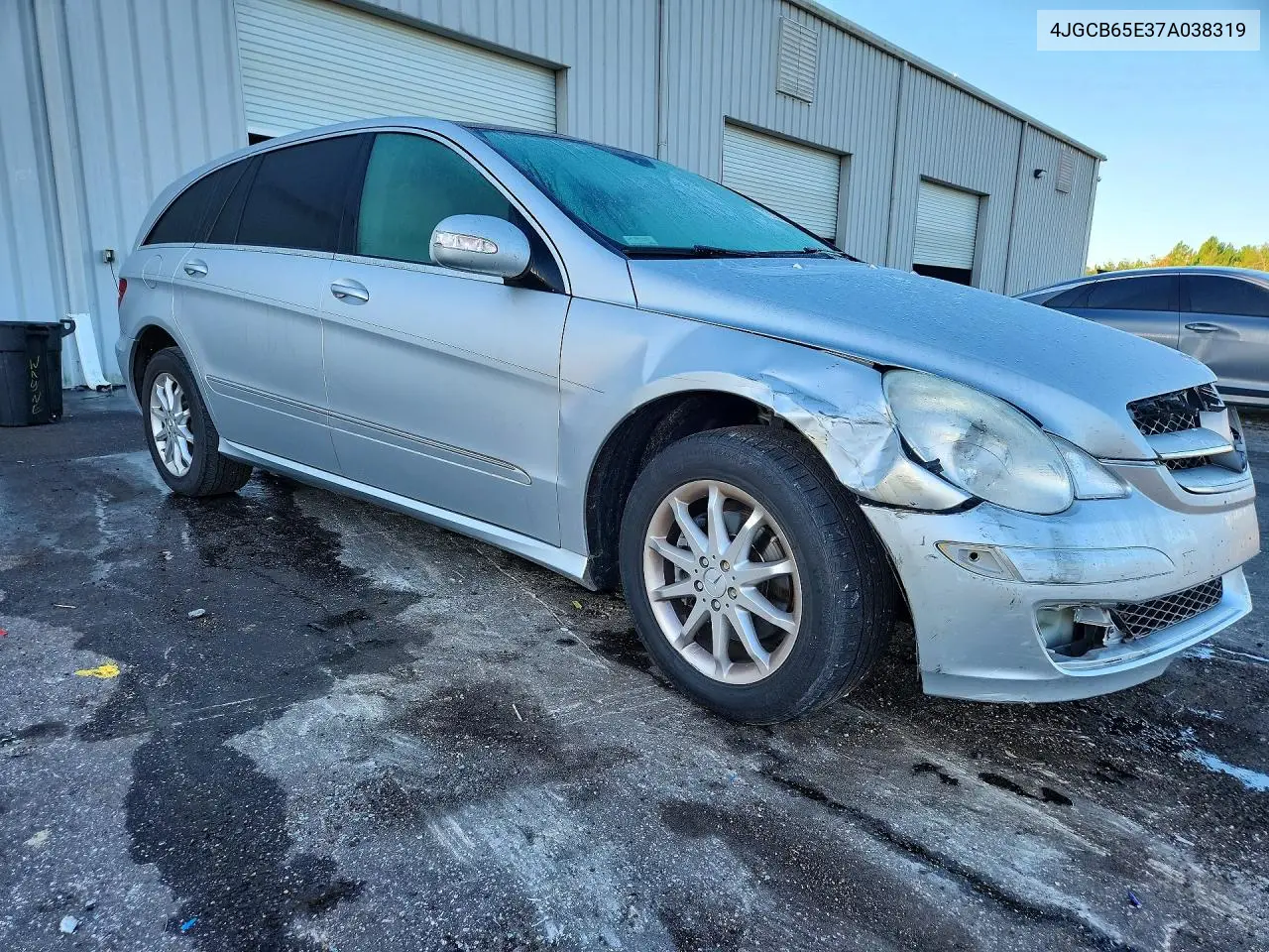 2007 MERCEDES R-KLASSE VIN 4JGCB65E37A038319 — фото 4