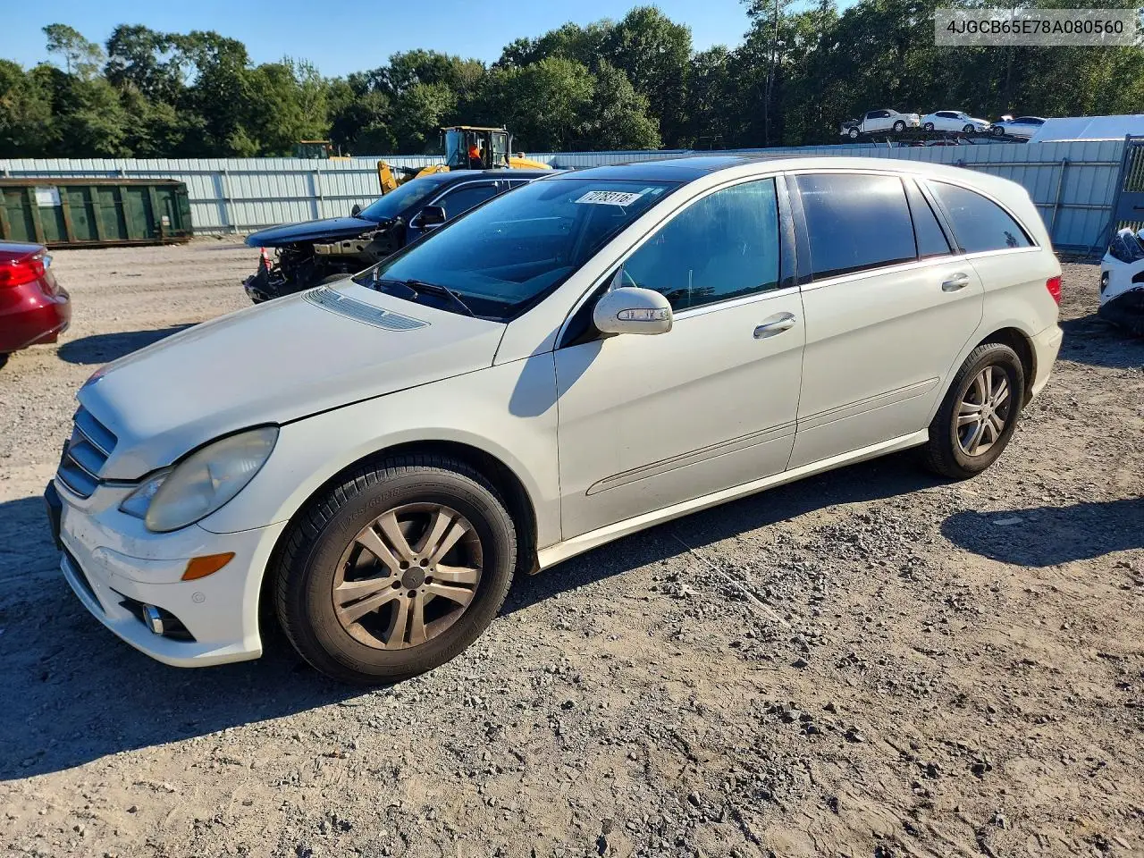 MERCEDES R-KLASSE 2008, VIN 4JGCB65E78A080560
