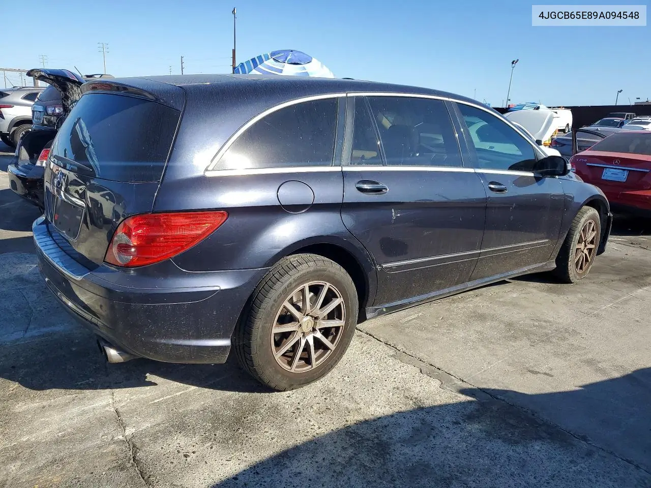 2009 MERCEDES R-KLASSE VIN 4JGCB65E89A094548 — фото 3