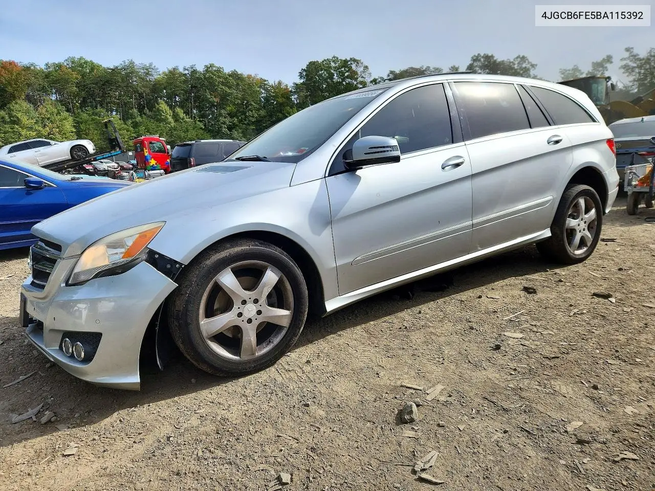 MERCEDES R-KLASSE 2011, VIN 4JGCB6FE5BA115392