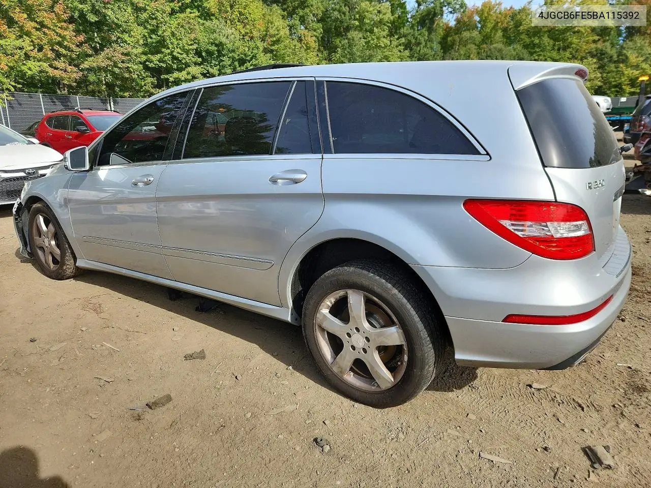 2011 MERCEDES R-KLASSE VIN 4JGCB6FE5BA115392 — фото 2