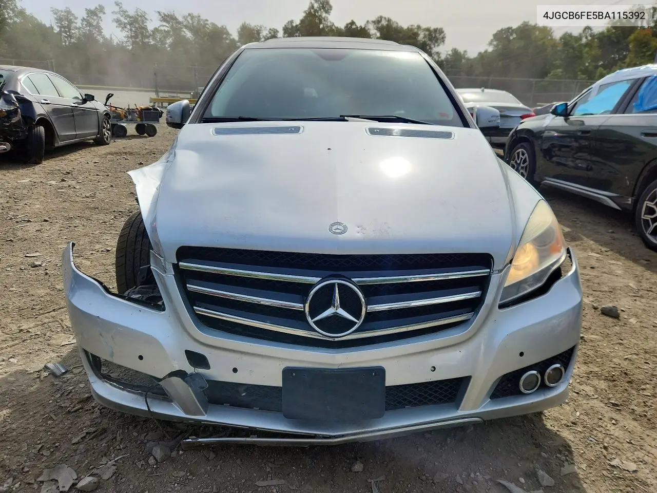 2011 MERCEDES R-KLASSE VIN 4JGCB6FE5BA115392 — фото 5