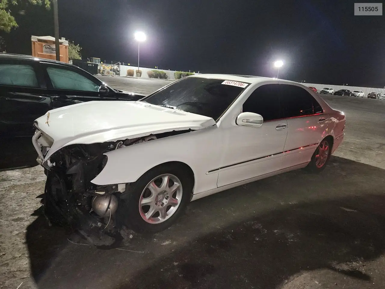 MERCEDES S-KLASSE 2000, VIN WDBNG70J1YA115505