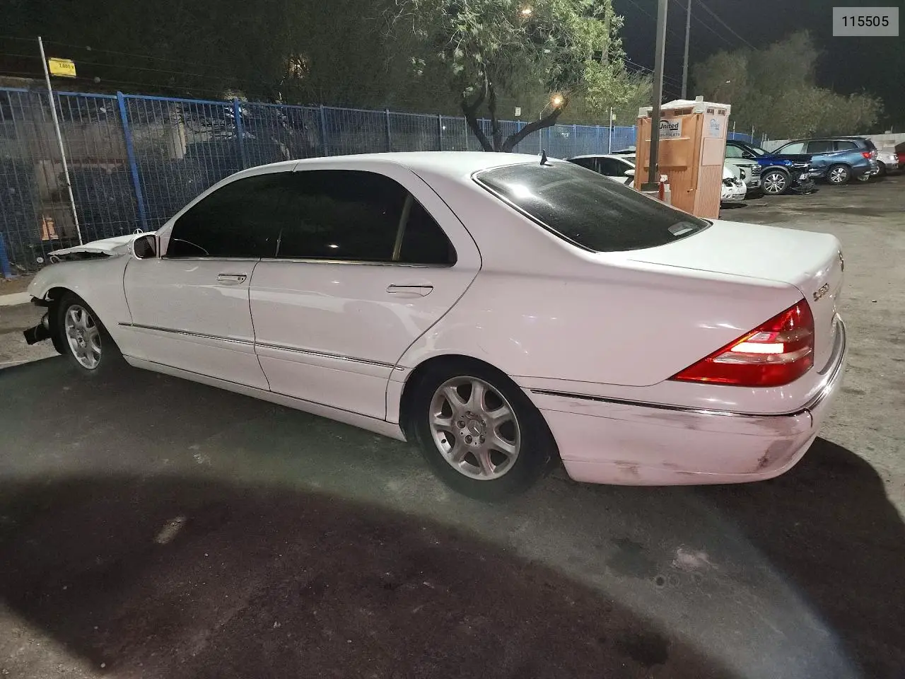 2000 MERCEDES S-KLASSE VIN WDBNG70J1YA115505 — фото 2