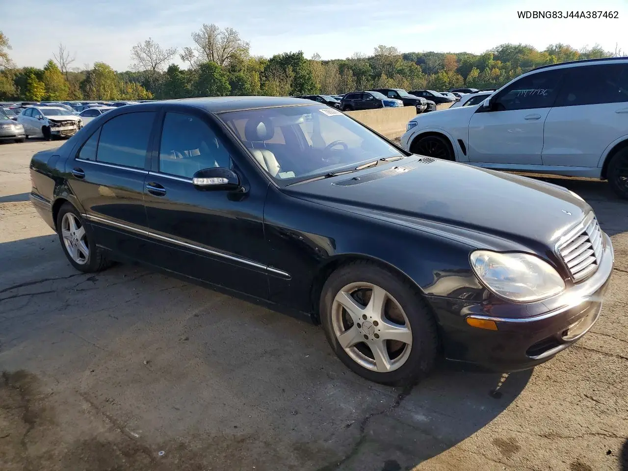 2004 MERCEDES S-KLASSE VIN WDBNG83J44A387462 — фото 4