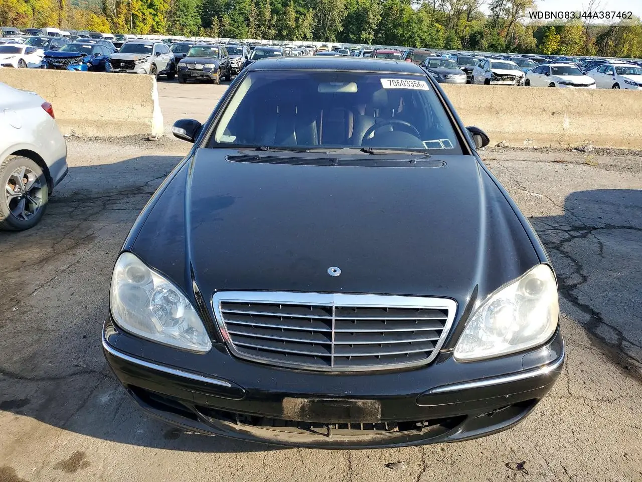 2004 MERCEDES S-KLASSE VIN WDBNG83J44A387462 — фото 5
