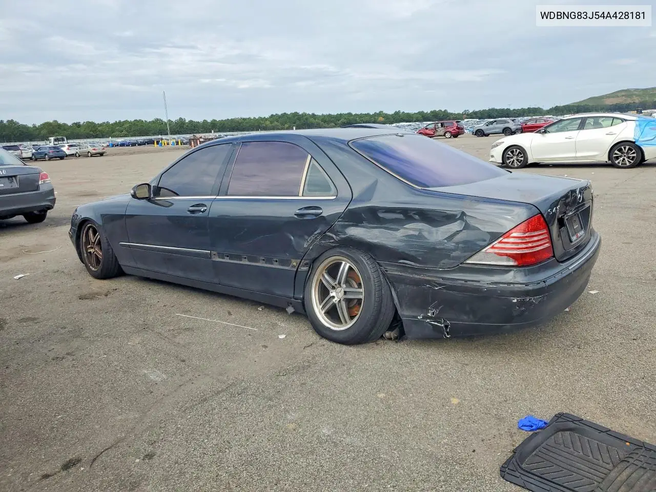 2004 MERCEDES S-KLASSE VIN WDBNG83J54A428181 — фото 2