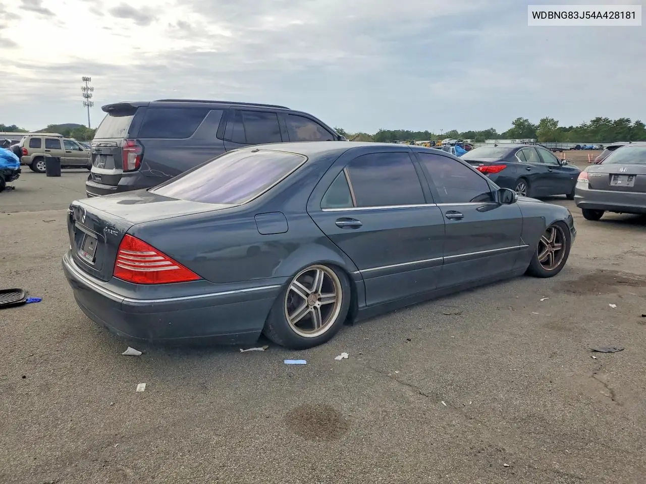 2004 MERCEDES S-KLASSE VIN WDBNG83J54A428181 — фото 3