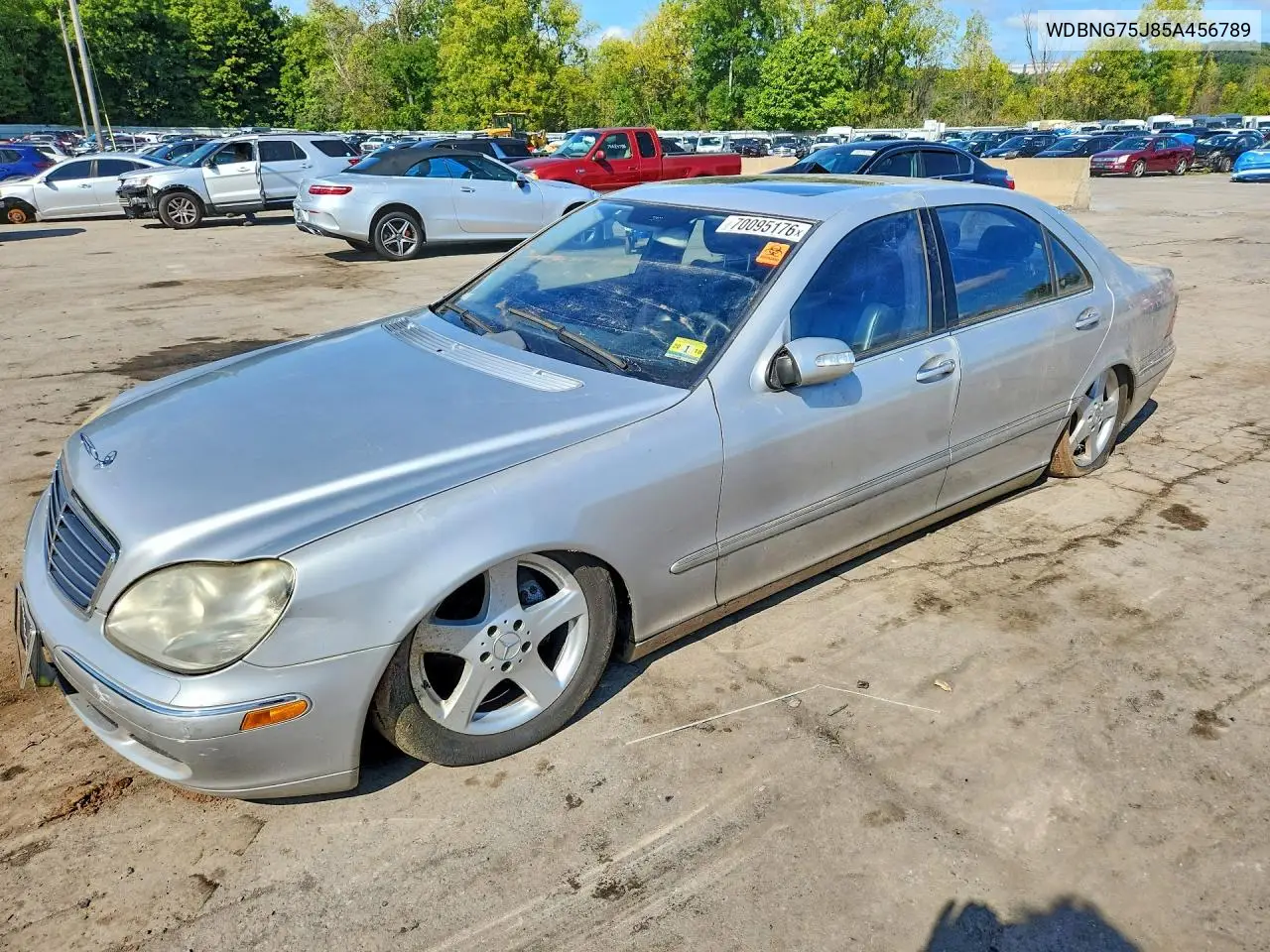 MERCEDES S-KLASSE 2005, VIN WDBNG75J85A456789